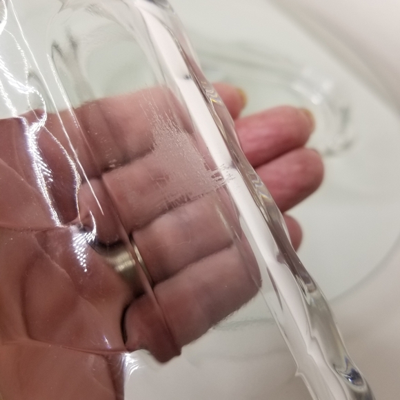 Anchor Hocking Clear 1/4lb Covered Butter Dish Scallop Base Butter Keeper - Picture 9 of 10